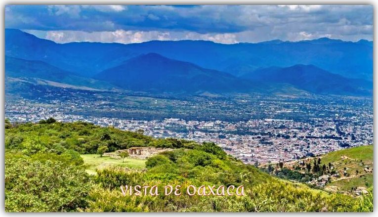 Vista de Oaxaca desde el cerro 